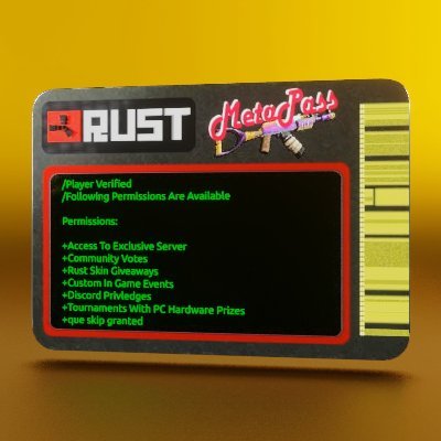 Bringing Fresh Changes To the rust community/Experience!
Rusts First Private ticket based entry verified Server! For more details check the roadmap in the dc!