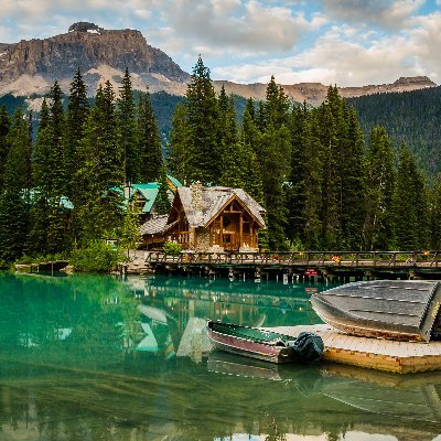 Emerald Lake Lodge is located 20 minutes west of Lake Louise in Yoho National Park (2.5 hours from the Calgary International Airport).