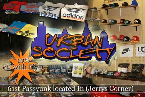 one half of the urban society hiphop store/Musician from Philly South west philly