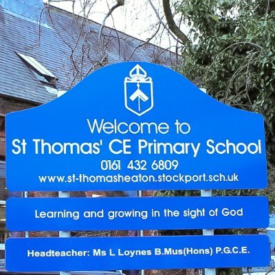 St Thomas' CE Primary (Voluntary Aided) is a primary school right at the heart of the community in Heaton Chapel and Heaton Moor.