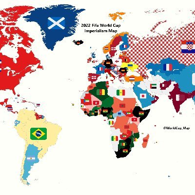(Unofficial) Map following all countries from qualifying up to the final of the 2026 Fifa World Cup in North America