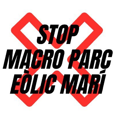 No al macro parc eòlic marí de la CBN. Defensem un Nou model de transició energètica. Membre de la Xarxa d’Entitats per a una TEJ i d’Aliente.