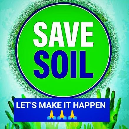 OUR FUTURE IS UNDER OUR FEET,
IT'S OUR TIME,
LET'S MAKE IT HAPPEN 🔥🙏
SAVE SOIL 🌍 🙏🙏🙏