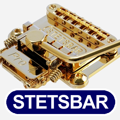 Manufacturers of Stetsbar vibrato/Tremolo and other electric guitar accessories