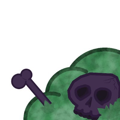 Just a skull in a bush who streams games