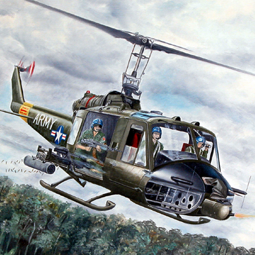 Helicopter 3D simulation game features gunship helicopters in Vietnam war area. 

Enjoy fly the Hueys and scout helicopters over various historic missions.