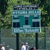 Ottawa Hills High School baseball. Ottawa Hills, OH. Home of the Green Bears