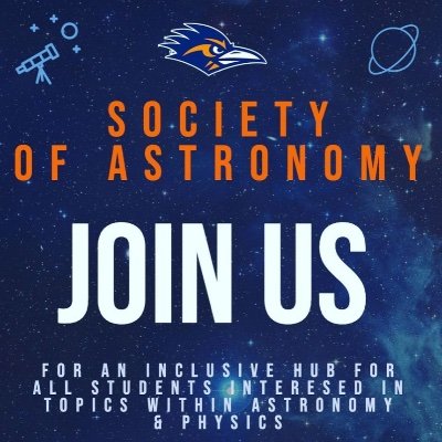 The Society of Astronomy is an inclusive hub where all majors can explore their interest of Astronomy and Physics