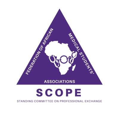 Official account for Federation of African Medical Students' Associations -Standing Committe on Professional Exchange(FAMSA-SCOPE)

https://t.co/MgvLm28pnK