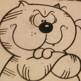 Real unedited Vintage Heathcliff comics by George Gatey, 1973-2001.  Posts daily. Unofficial: not affiliated with Heathcliff, George Gately, or Peter Gallagher.