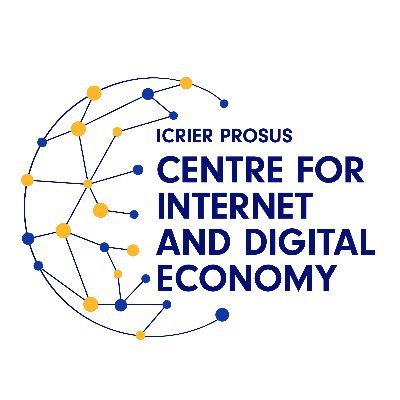 ICRIER Prosus Centre for Internet and Digital Economy | 
Supporting India's transition towards an efficient, inclusive and sustainable digital economy