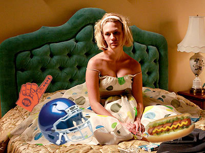 If you need to know what's funny, check with us first. Then google it. Also, one of us knows about football. The other knows about fucking dudes. Touchdown.