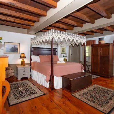 Three Room Private Suite with your own private entrance. Relax in the former antiques showroom reconstructed from a 1700's cape. Two beautiful stone fireplaces