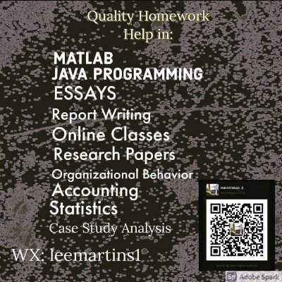 Get professional help with your homework and assignments at HubWriters55.
Quality is a PRIORITY.
WhatsApp: +254113647591
Email: martinurbanus19@gmail.com