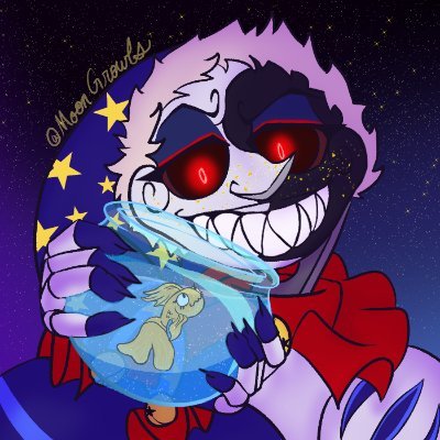 LavalampGoldfis's profile picture. Call me Goldie! ⭐️ 23 ⭐️ she/her ⭐️ Bi ⭐️ Fanfic Author ⭐️ Feral for the Daycare Skrunklies 🔞R18 NSFW account, Minors DNI! Icon by the amazing @MoonGrowls 🌙☀️