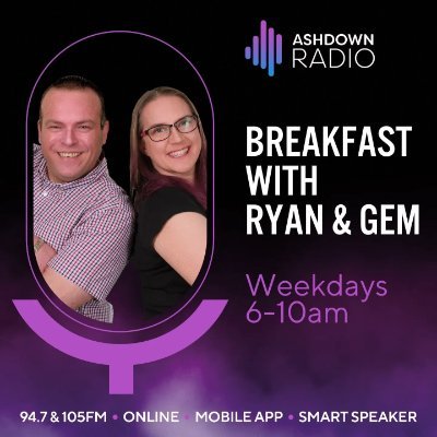 Breakfast presenter on Ashdown Radio