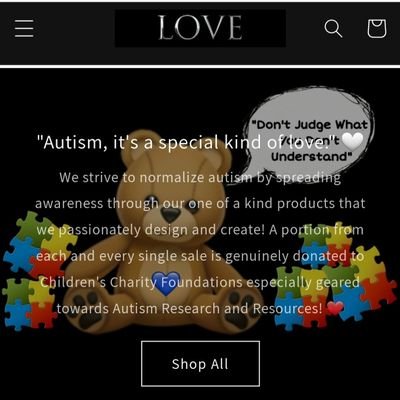 AutismLoveFaith's profile picture. 🖤