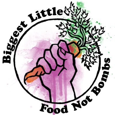 Washoe County’s resident Food Not Bombs. We meet every Saturday in Bennett Park, 10-12 to serve vegetarian/vegan meals.