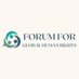 Forum for Global Human Rights (@ForumGlobalHR) Twitter profile photo