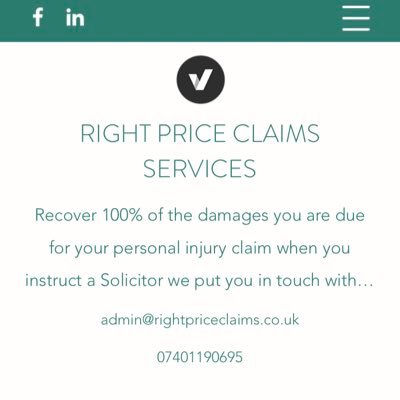 The Solicitor https://t.co/yKX4VZlrT5 puts you in touch with will not take any of your personal injury claim compensation when they win your case for you.