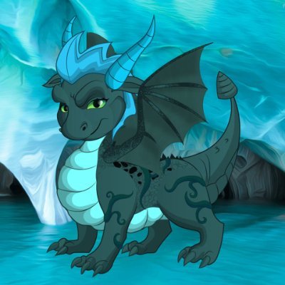 Im a loveable ice dragon nice to met you