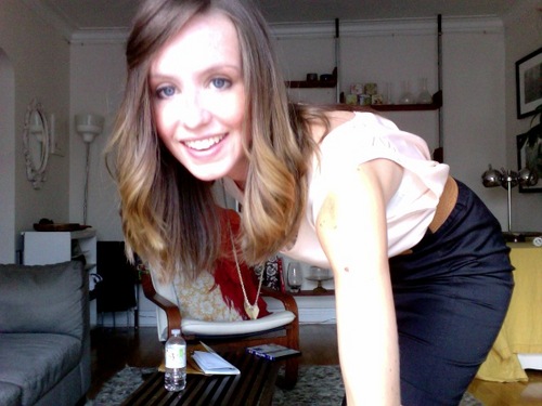 I love Thrift stores, polaroids, french onion dip, high waisted skirts, ankle tatoos, blogs, whiskey, curling, and cupcakes.