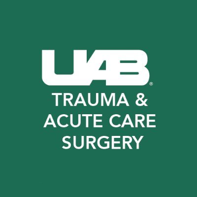 We are the official Twitter handle of the Division of Trauma and Acute Care Surgery at the University of Alabama at Birmingham.