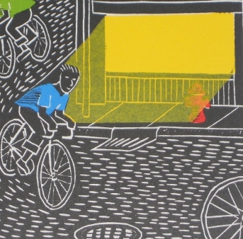 Michael GIll is a writer, editor, wood block printer, cyclist, and father. So there.