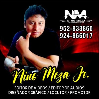 Editor de Vídeos, Diseñador Gráfico, Locutor, Chef ...
WhatsApp: 952-833860
Chimbote - Perú