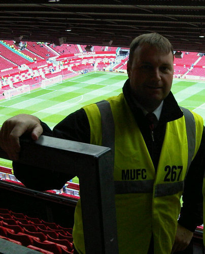 Manchester united supervisor on tier 2 East stand,and warrington wolves fan... all points are my own not employer