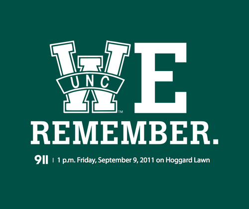 WeUNCW's profile picture. WE REMEMBER: Student commemoration of 9-11 on Hoggard Lawn, September 9th at 1 p.m.!!!!!