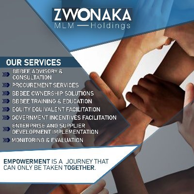 Zwonaka provides its clients with BEE, Transformation and Developmental advisory services that are sustainable.