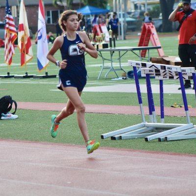 Bella Del Busto Long Distance Runner (Cross Country/ Track)CCA Eagles 5k 19:46, 3200 11:48,1600 5:38, 800 2:37 javelin because why not…65-7