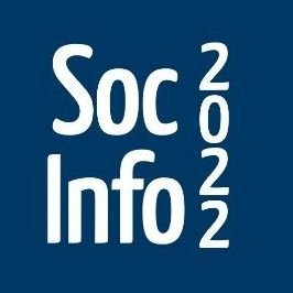 Interdisciplinary conference bringing together researchers from the computational and social sciences. Oct 19-21 2022
#SocInfo22 @socinfo22