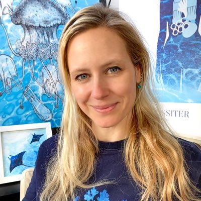 Nina Rossiter 🌊 Ocean ARTivist, Only One Ambassador, 🏆 winning artist & author, SketchforSurvival EAE, 🎨 in VIP lounge #Cop26, Art4Change ChangeNow, IMPAC5