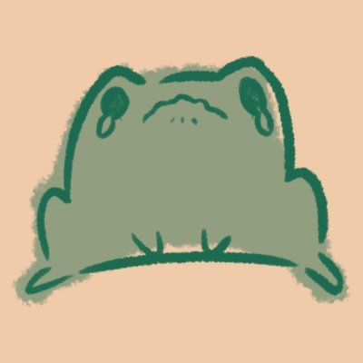 frogsob's profile picture. time for the frog to do the sob