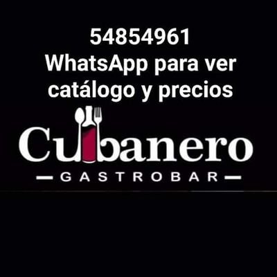 Gastrobar Cubanero en Cienfuegos 
Consulta nuestro catálogo en WhatsApp 
👇👇👇👇👇👇👇👇
https://t.co/bEraajNhvH

O llama al 54854961 📲☎️
🍕🍝🥘🧀🥩🥓🍗🍖
