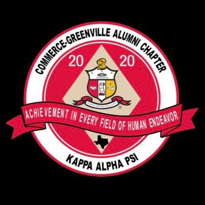 Commerce-Greenville (TX) Alumni Chapter of Kappa Alpha Psi Fraternity, Inc., chartered March 14, 2020.