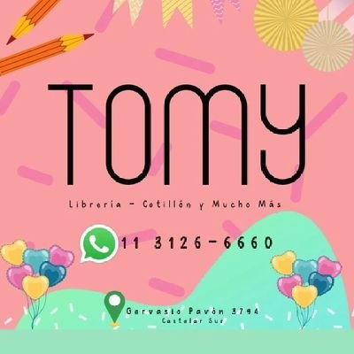 Cotitomy's profile picture. Cotillón y Librería Tomy estamos en Gervasio Pavón 3794 en Barrio San Juan - Castelar Sur