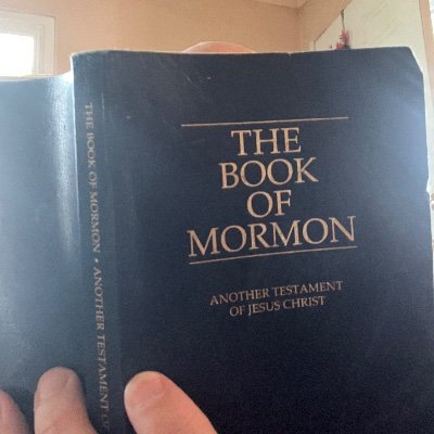 The church is true, the book is blue.  With so much darkness, I'm just trying to bring some light.