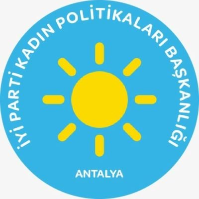 İYİ Parti Antalya Kadın Politikaları Başkanlığı
Resmi Twitter Hesabı