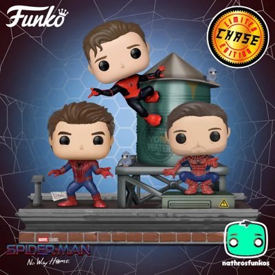 Spider-Man over anything. Funkos, Marvel, Stranger Things.