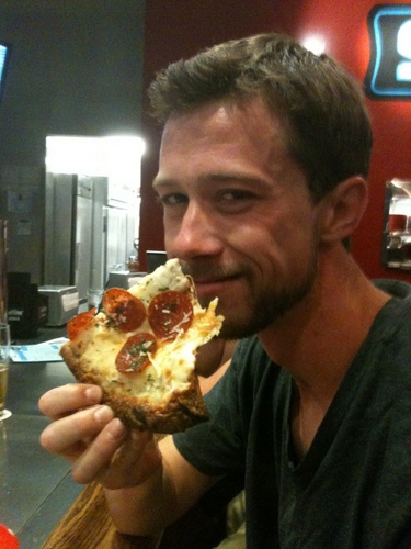 A man with a mouth and other food-related organs.