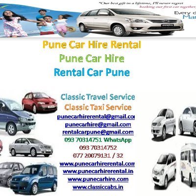 Company Car Rentals Provides Company & Corporate Car Hire, Short And long Term Car Hire, Van Rental In Pune.
Car Rental/Hire Company - Book a Cab or Rent a Car