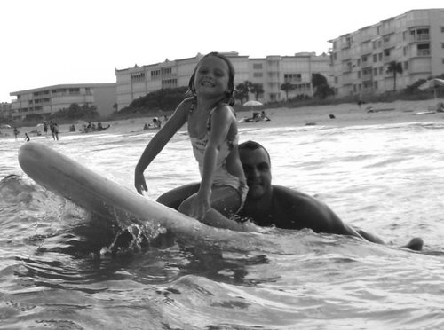 always at the beach...