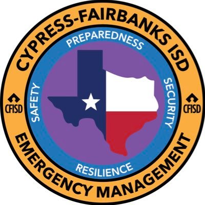 Cypress-Fairbanks ISD Office of Emergency Management's five mission areas - Prevention, Preparedness, Mitigation, Response, & Recovery #CFISDReady #CFISDSafety