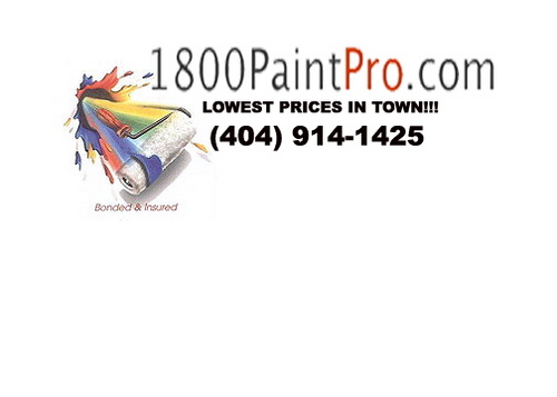 Atlanta's Premier Painting Company..
Info: info@1800paintpro.com Tum:
http://t.co/0q3gTdGH IG: http://t.co/LYNZJSor FB: https://t.co/ke8bsxON
(404) 914-1425