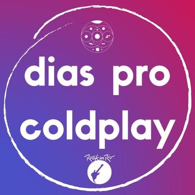 Contando os dias para o retorno da banda Coldplay ao Rock In Rio 2022, no dia 10 de setembro!