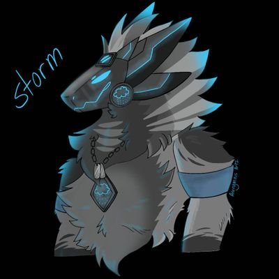 Crescent_moon_Artz on X: Here's bit #protogen #art #digitalart