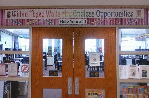 YMS Library is a middle school library in Illinois that loves to help students learn, grow and explore. What better way to do that than with a good book.